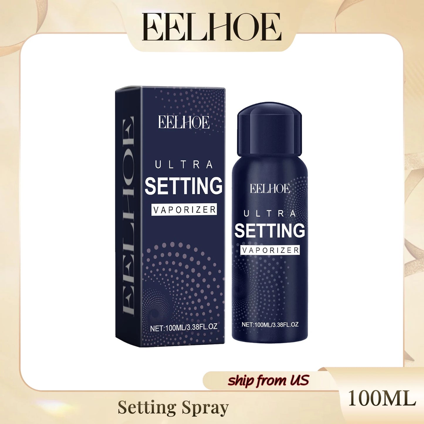 Eelhoe Waterproof Makeup Setting Spray – Long-Lasting, Oil Control, Quick-Dry, Refreshing Finish