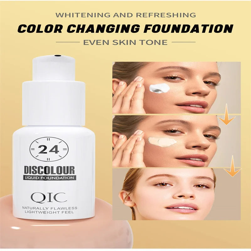 Foundation Magic Color Changing Foundation Liquid Soft Matte Long Lasting Hydrating Makeup Base